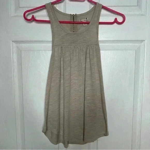 American Eagle  Outfitters Babydoll Tank Top Brownish Grey Size Small - Picture 1 of 16